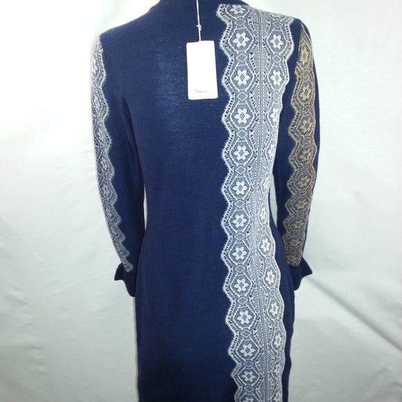 PHILLIP LIM Intarsia Lace Wool Blend Dress - Picture 5 of 9